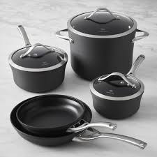Calphalon Contemporary Nonstick 8 Piece Cookware Set Cookware Set Copper Cookware Calphalon