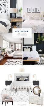 Black And White Furniture Get The Look Black White Feminine Bedroom Mix Match Design Company Feminine Bedroom Wooden Bedroom Furniture Bedroom Decor