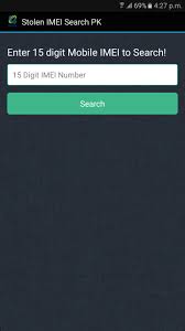 citation needed this method of unlock requires the user to know which carrier the mobile phone is locked to, and also needs to provide an imei. Check Imei Pakistan For Android Apk Download