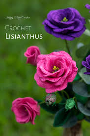 Ravelry Crochet Lisianthus Flower Pattern By Happy Patty Crochet Crochet Flowers Yarn Flowers Crochet Flower Patterns