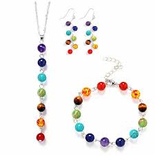 Natural Stone Seven Chakra Reiki Healing Beads Colorful Etsy In 2020 Chakra Stones Jewelry Chakra Jewelry Chakra Bracelet