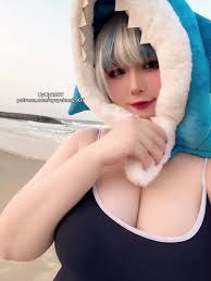UyUy - Gawr Gura Hololive Cosplay - EPORNER