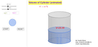 Check spelling or type a new query. Volume Of Cylinder Animated Geogebra