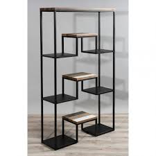 Provenant d'indonésie, 2 portes, en 2 parties, sur roulettes. Etagere Xl 3 Niveaux Style Industriel 3 Suisses