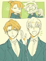 Akko And Andrew Are So Cute Little Witch Academy My Little Witch Academia Sketches