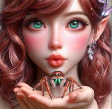 Jumping spider cute regal species