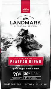 American Journey Landmark Plateau Blend With Angus Beef And Pork Grain Free Dry Dog Food 4 Lb Bag