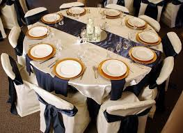 A nice retirement party decoration for your hero. A Simple Yet Beautiful Example Of How You Can Use Our Table Linens To Accomplish An Elega Military Retirement Parties Navy Blue Wedding 50th Anniversary Party