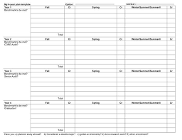 Four Year College Plan Template Beautiful 4 Year Plan Template In Word And Pdf Formats College Planning How To Plan Graduation Plans