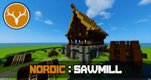 Thaumcraft greatwood and silverwood do not work in this machine. Minecraft Building Tutorial How To Build A Nordic Sawmill Minecraft Architecture Minecraft Building Minecraft Medieval