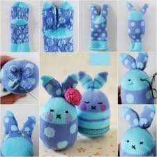 Osterhasen basteln anleitungen und vorlagen living at. Verschiedene Tiere Aus Socken Basteln Anleitung Dekoking