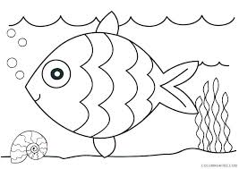 Fish coloring page can be gotten easily from the internet and bookstores. Fish Coloring Pages Animal Printable Sheets Fish In The Ocean 2021 2091 Coloring4free Coloring4free Com