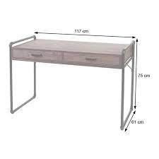 Bei dawanda findest du zum thema industriedesign in der rubrik wohnen + leben mehr als 4individuelle und einzigartige produkte. Schreibtisch Hwc F58 Burotisch Computertisch Industriedesign 75x120x60cm 3d Struktur Braun Wildeiche Optik