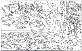 Creation Of The Animals Renaissance Painting By Tintoretto Printable Coloring Book Page Printable Coloring Book Coloring Books Coloring Book Pages