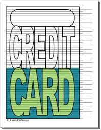 credit card blank debt free savings chart debt repayment