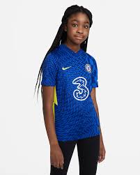 The football association of singapore (fas) and nike on thursday (nov 12) unveiled new national team jerseys for the men's and women's sides. Chelsea Fc 2021 22 Stadium Home Big Kids Soccer Jersey Nike Com
