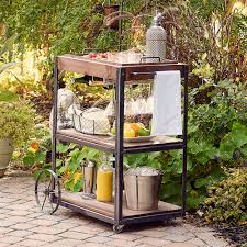 This bar cart is perfect for your patio or deck, near your grill or even near your patio dining table. Build Stylish Functional Patio Serving Cart Lee Valley Tools