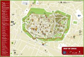 Lucca Tourist Attractions Map Lucca Travel Advisory Tourist Map
