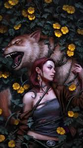 You will definitely choose from a huge number of pictures that option that will suit you exactly! Fantasy Animal Brown Hair Drawings Female Flowers Girl Wolf Hd Mobile Wallpaper Peakpx