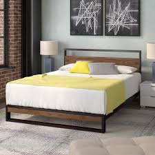 Built As Sturdy As It Looks The Suzanne Platform Bed With Headboard Is The Centerpiece You Need To Comple In 2020 Furniture Wood Platform Bed Upholstered Platform Bed
