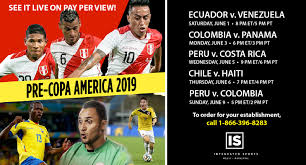 Colombia en directo será directv sports para toda sudamérica. Integrated Sports Media To Broadcast Five Pre Copa America Soccer Matches In June Live On Pay Per View