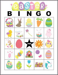 The free flag bingo version gives a taste of how the game works. Colorful Free Printable Easter Bingo Cards
