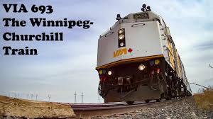 Via Rail S Winnipeg Churchill Train Youtube