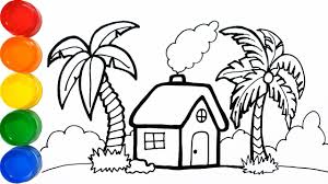 Dibujo De Casa Para Colorear