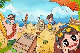 Di tepi pantai means by the beach. Family On Summer Seaside Vacation Illustration Image Picture Free Download 401442683 Lovepik Com