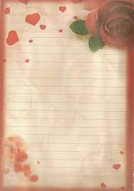 صور اوراق حب للكتابة عليها Love Letter Notes Stationery Floral Stationery Writing Paper