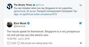 Born june 28, 1971) is a business magnate, industrial designer and engineer. Elon Musk Tweets Straits Times Back After Newspaper Tells Him To Stop Whining Mothership Sg News From Singapore Asia And Around The World
