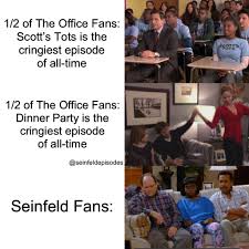 The gang struggles to find gifts for a dinner party. Which One Is Cringier Seinfeld