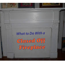 This is what you see before you start the job and it obscures what was a fireplace. What To Do With A Closed Off Fireplace Dengarden