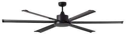 Indoor yellow and silver aluminum shop ceiling fan with wall control. Dc Ceiling Fan Albatross Black 182cm 72 Home Commercial Heaters Ventilation Ceiling Fans Uk