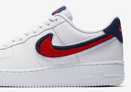 White Air Force 1 Low Black Swoosh Nike Air Force 1 Low Chenille Swoosh 823511 106 Nike Air Force Nike Air Force Ones Nike