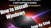 I have tried making a boot option to the usb uefi file. Usb Cd Boot Menu For All Asus Gaming Republic Of Gamers Youtube