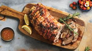 How to bake pork tenderloin: Roasted Pork Neck With Cherry Tomatoes And Port Food Lovers Market