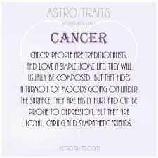 Ruled by the moon, cancer's archetypal traits are derived from its receptive, feminine, or yin qualities, making this sign oriented toward contemplation, and engagement with inner awareness. Cancer Traits Posts Facebook