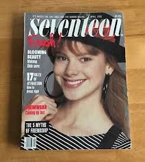 Seventeen Magazine April 1988 Sara Richmond Cover No Label Newsstand