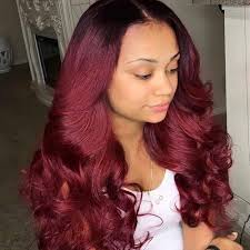 Mixed with blonde hair, it looks fiery and bright. Amazon Com Supernova 99j Wig 1b 99j Burgundy U Part Wigs For Black Women Burgundy Ombre Color With Dark Roots Body Wave U Part Clip In Wig Human Hair Wine Red Wig 24