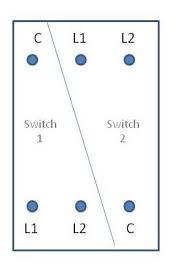 2 way light wiring diagram uk. Replacing Old 2 Way 2 Gang Light Switch Diynot Forums