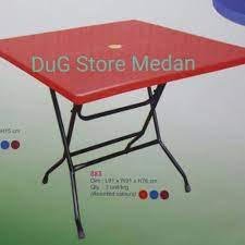 Meja lipat minimalis uk.50x40x70/meja cafe/meja makan/meja bazar. Jual Meja Lipat Plastik Phylia 883 3 Warna Kota Medan Dugstoremedan Mebel Tokopedia
