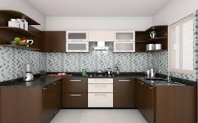 u shape modular kitchen design india
