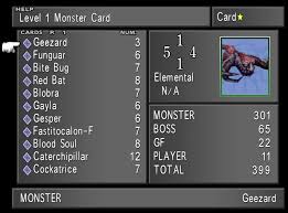 This page is a list of all the triple triad cards in final fantasy viii. Final Fantasy Viii Triple Triad Cards Final Fantasy Wiki Fandom
