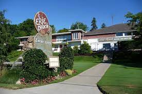 The erie beach hotel is ideally situated one block from port dover's sandy beach.near the picturesque harbour, shopping and professional summer theatre. Erie Beach Hotel In Port Dover Home Of Fried Perch Dinners And Celery Bread Yum Erie Beach Dover Beach Beach Hotels