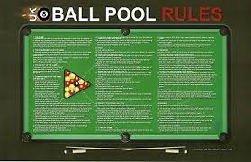 Browse the rules of 8 ball on pool table 911 for more direction on how to play the game. A3 Official Pool Game Rules Poster Uk British 8 Ball League English Table Sign Ebay