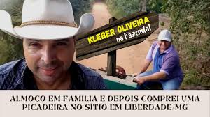 Almoço em família e depois comprei uma picadeira no sítio em Liberdade/MG