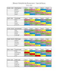 Elementary School Master Schedule Template Doyadoyasamos For Elementary School Master Schedule T Master Schedule Schedule Template Special Education Schedule