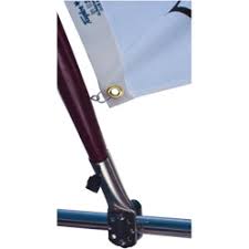 Flag pole mount for railing. Taylor Made Adjustable Rail Mount Flag Pole Socket West Marine