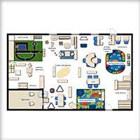 Ecers Standards Plus Reaching For The Stars Classroom Floor Plan Preschool Room Layout Preschool Classroom Layout